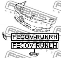 FEBEST FECOV-RUNLH Cap, fog light